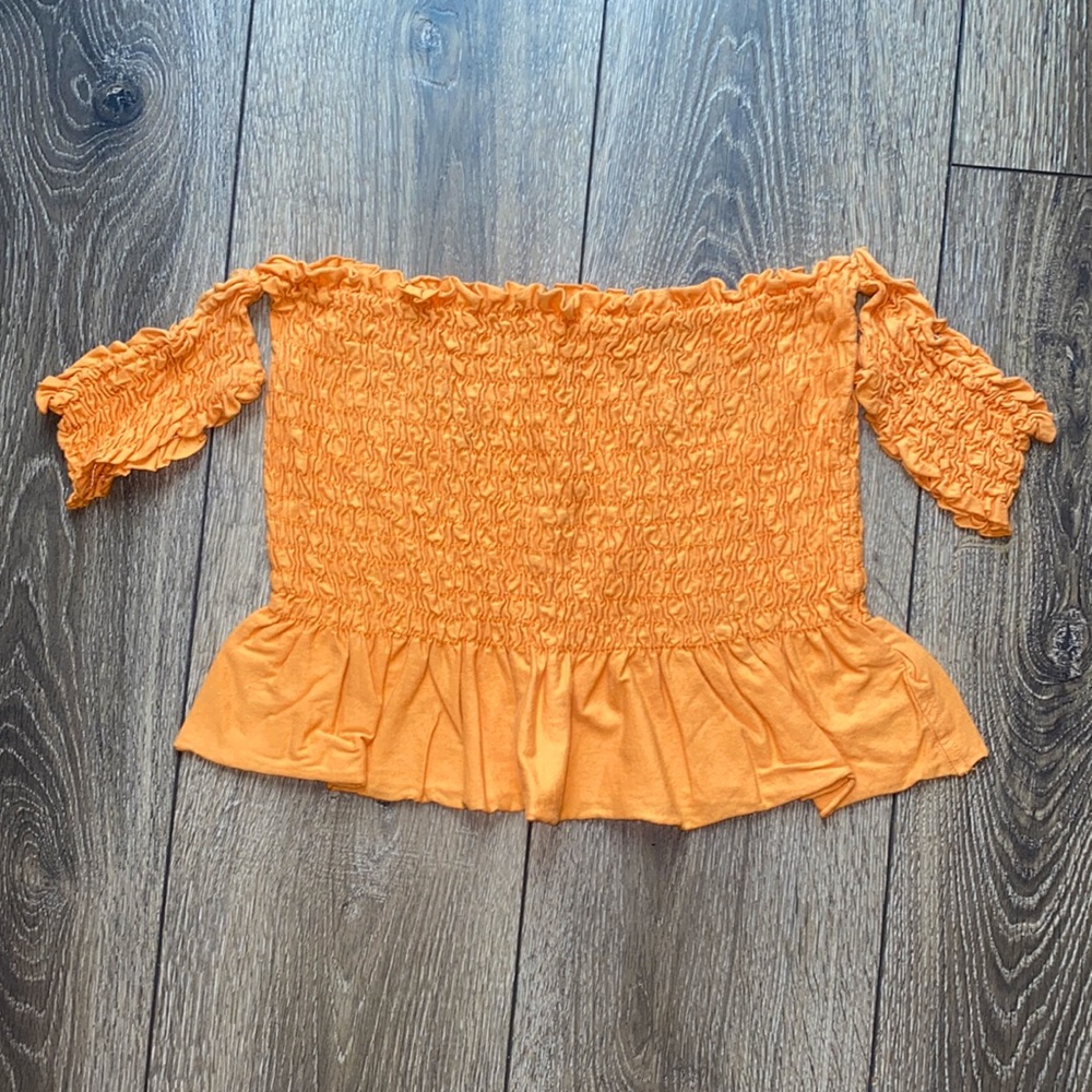 Crop top sold by urban outfitters made by truly madly deeply